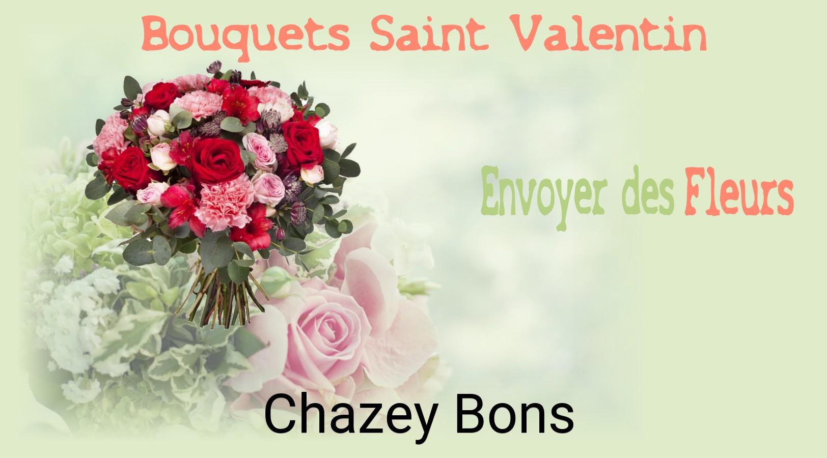Roses de Saint-Valentin livrées à Chazey-Bons